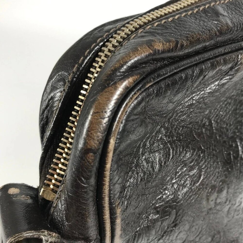 GUCCI 201448 Guccissima GG Bag Crossbody Pochette Shoulder Bag - Picture 9 of 15
